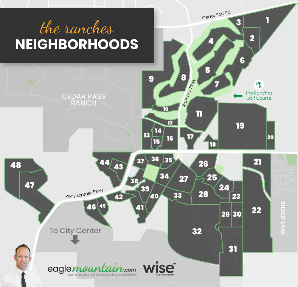 The Ranches at Eagle Mountain Neighborhood Map